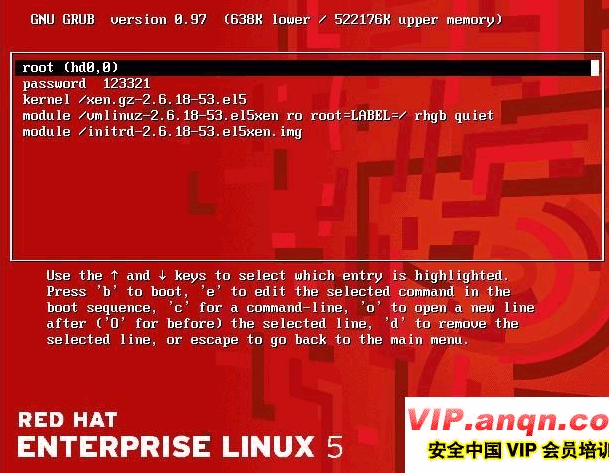 LINUX安全之关于GRUB加密图文教程全解2