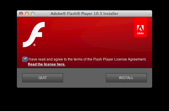 正确的Adobe Flash更新安装